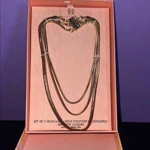 House of Harlow 1960 Gold Multi-Strand Necklace